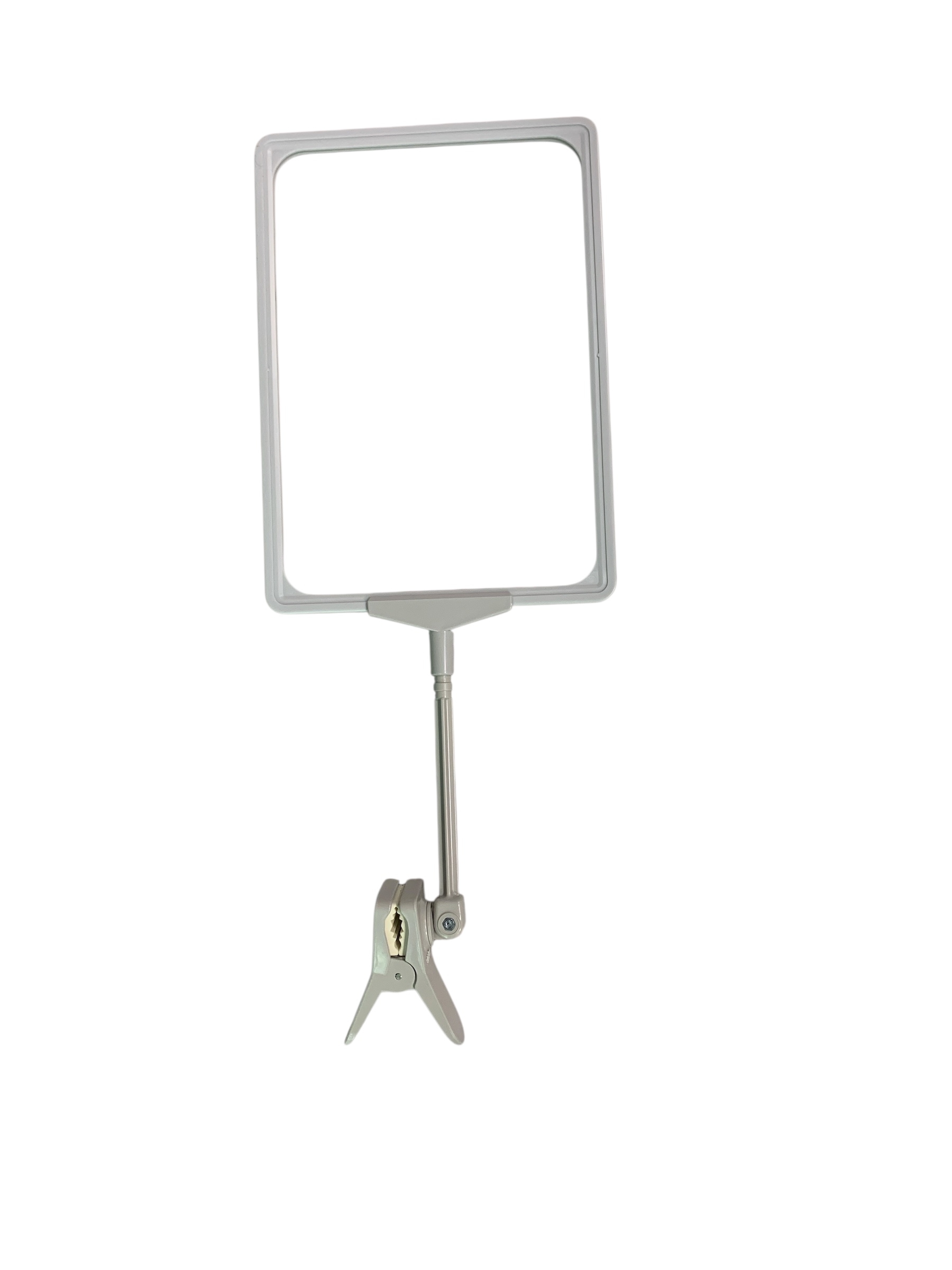 Plakatrahmen mit Klammer weiss oder grau 