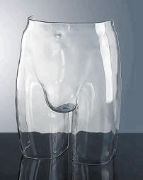 123-25 Herren-Unterteil, Halbschale vorne