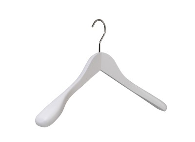 Holzkleiderbügel schwarz oder weiß lackiert ,L 41cm (VE 25 Stück) Holzkleiderbügel schwarz oder weiß lackiert ,L 41cm (VE 25 Stück)