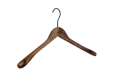 p768540101 Holzkleiderbügel VINTAGE-BRAUN, L45cm (VE 25 Stück)