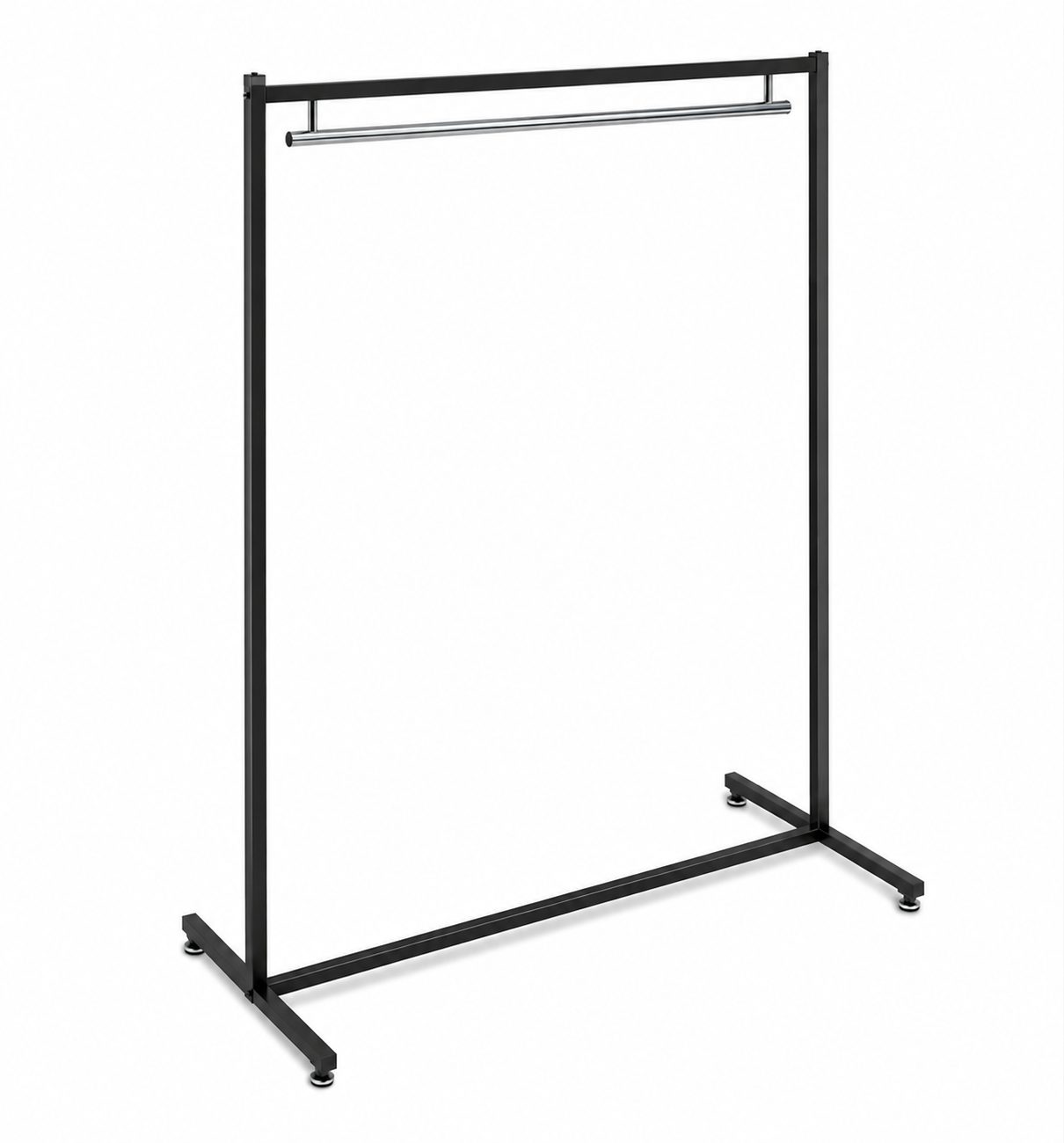 Verkaufsständer schwarz L 120cm mit Unterstange