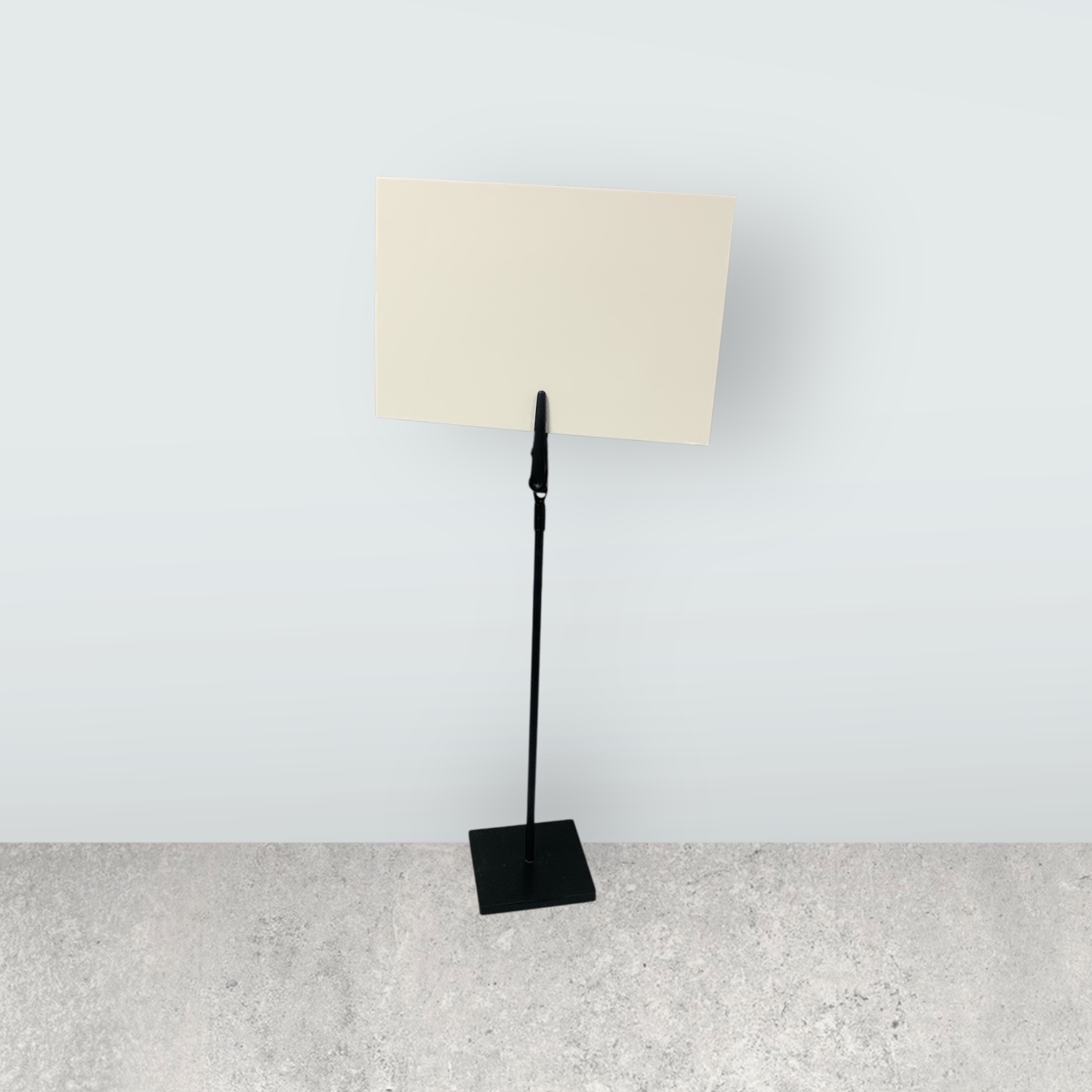 Clever Clip Preisschildhalter aus Metall, schwarz Clever Clip Preisschildhalter aus Metall, schwarz