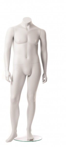 Schaufensterfigur XXL Herr, weiß