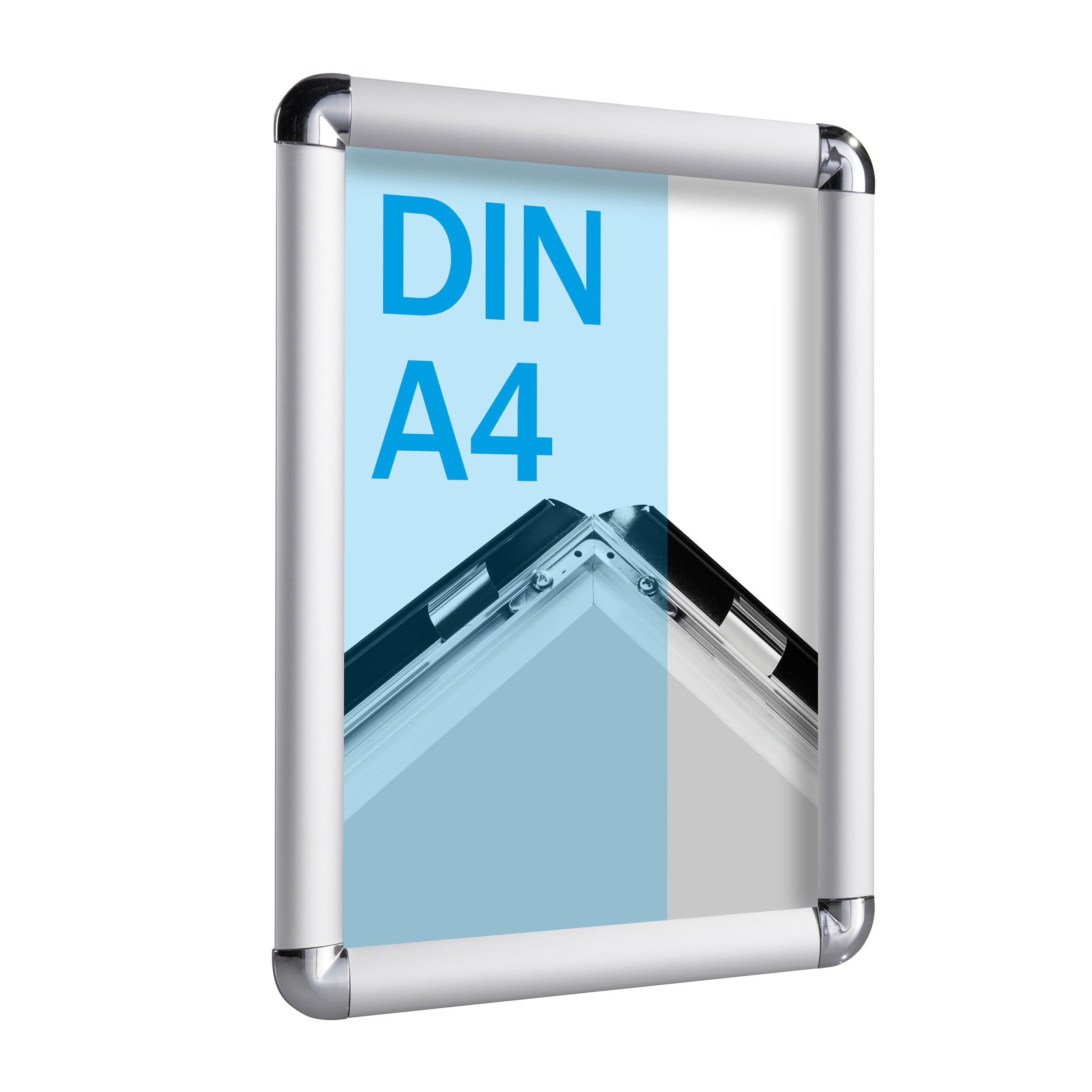 Klapprahmen Silber DIN A4, VE 5 Stück