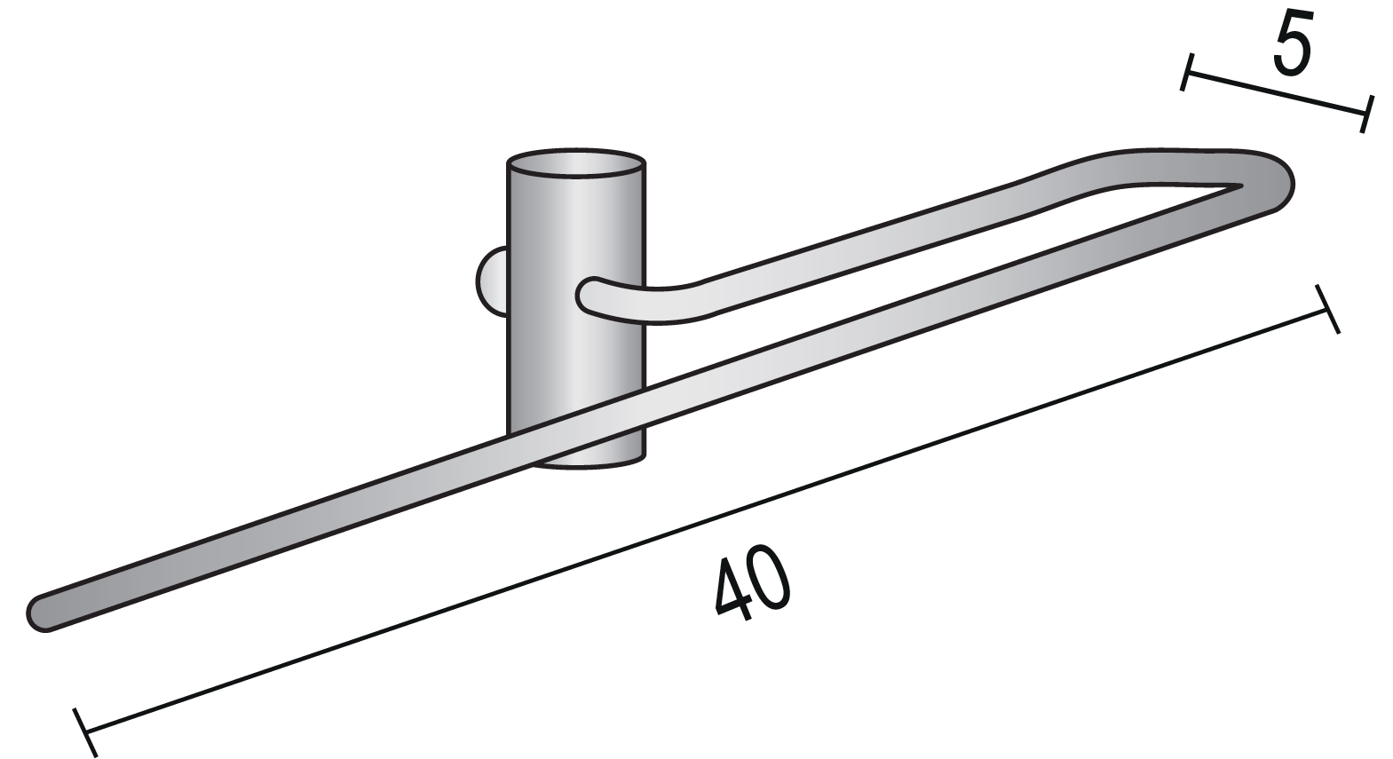 an96400P Hosenträger für Schneiderbüste