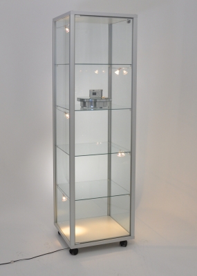 Glasvitrine 530x530x1835mm