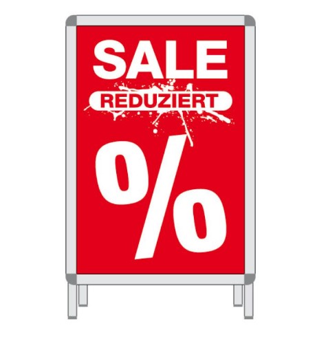 Rahmenplakat DIN A1 "Sale-Reduziert", 1 Stück