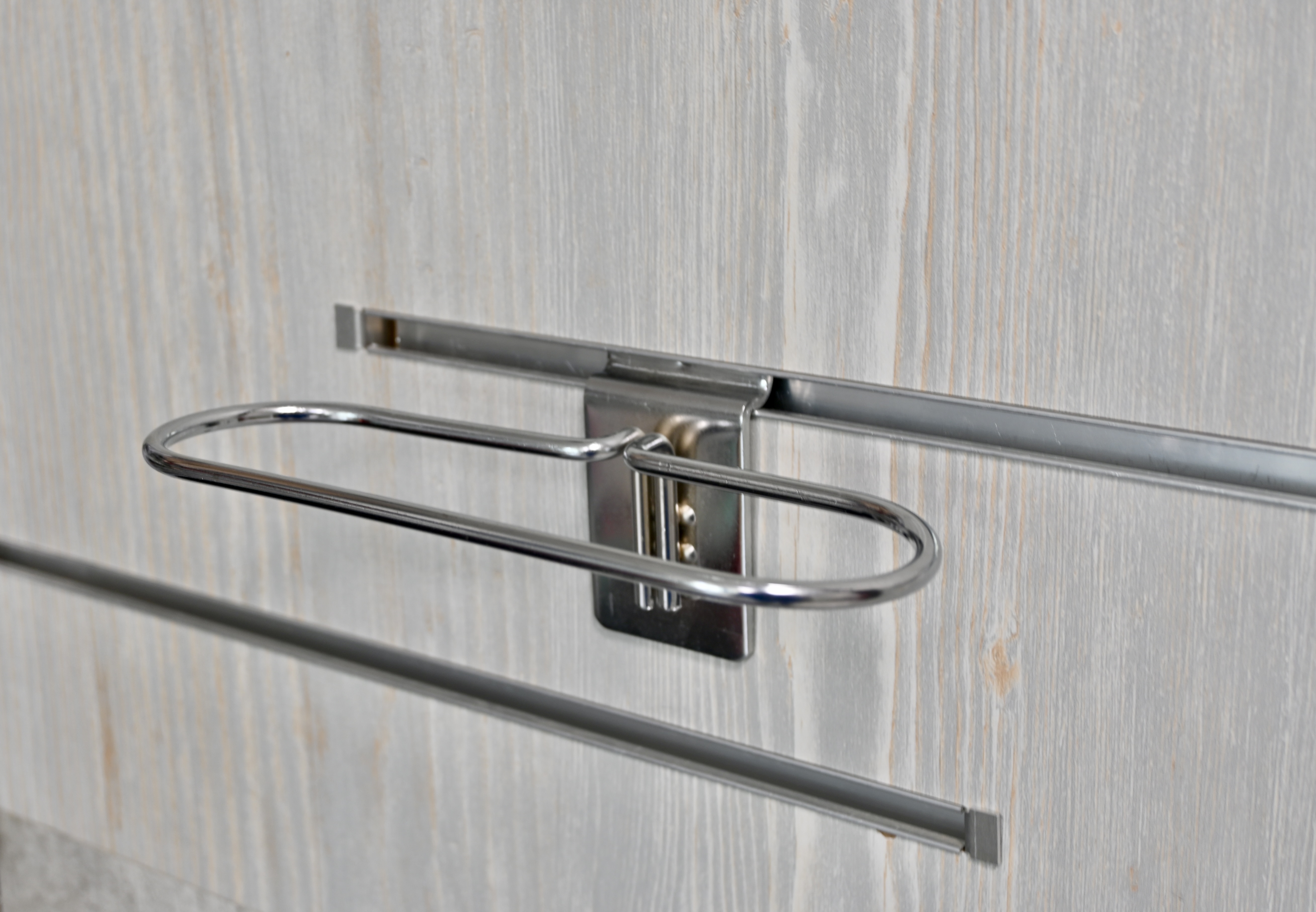 Schuhalter verchromt für Lamelle