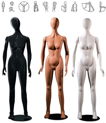 po2120 Poly Star Frau (Kopf abstrakt)