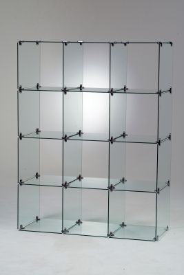 82140403 Selbstbauvitrine 124x40x165cm