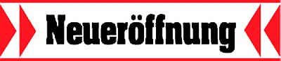 ch90865s2 Ankleber Neueröffnung  1 Stück
