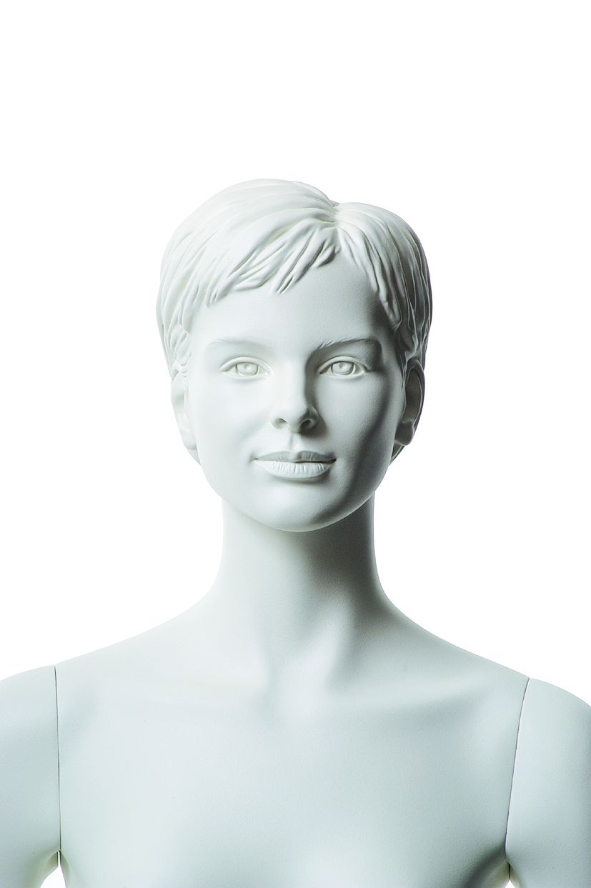 Head_Janet_white Schaufensterfigur Q-KID JANET, 12 Jahre, weiß