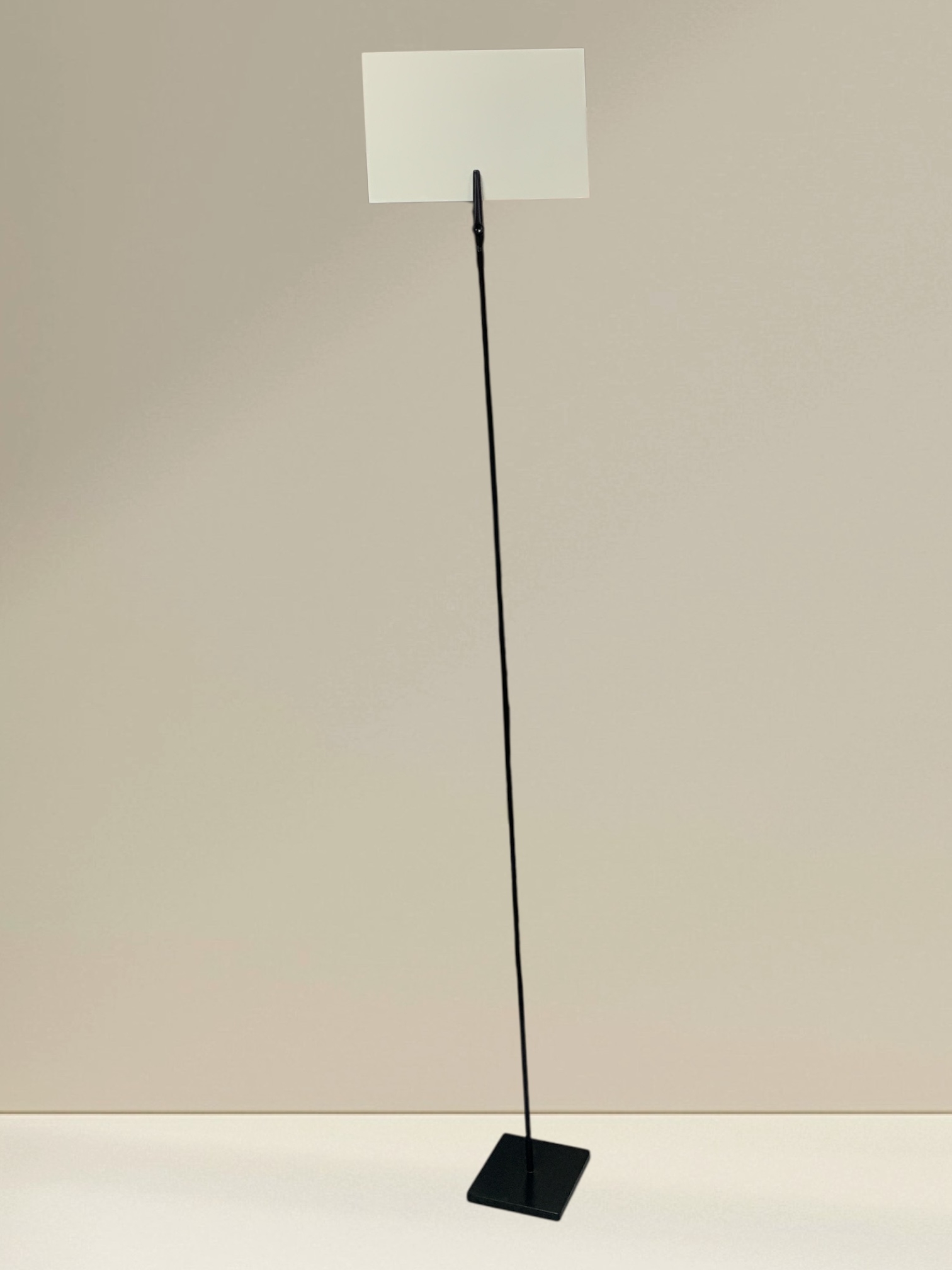 Clever Clip Preisschildhalter aus Metall, schwarz Clever Clip Preisschildhalter aus Metall, schwarz