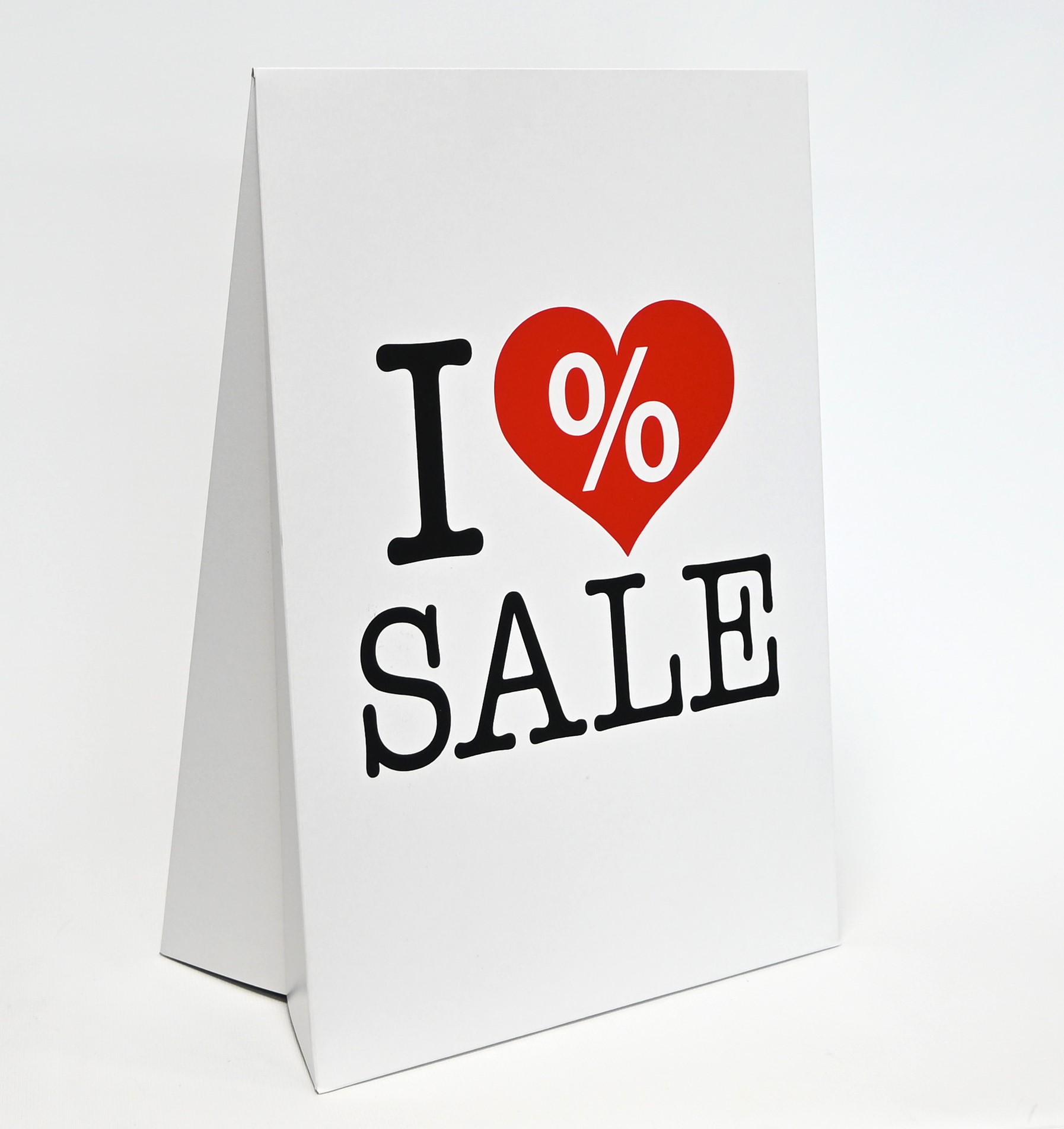 Dachaufsteller "I LOVE SALE"