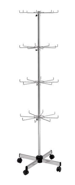 Hakenringständer mit 8 Haken/Ring