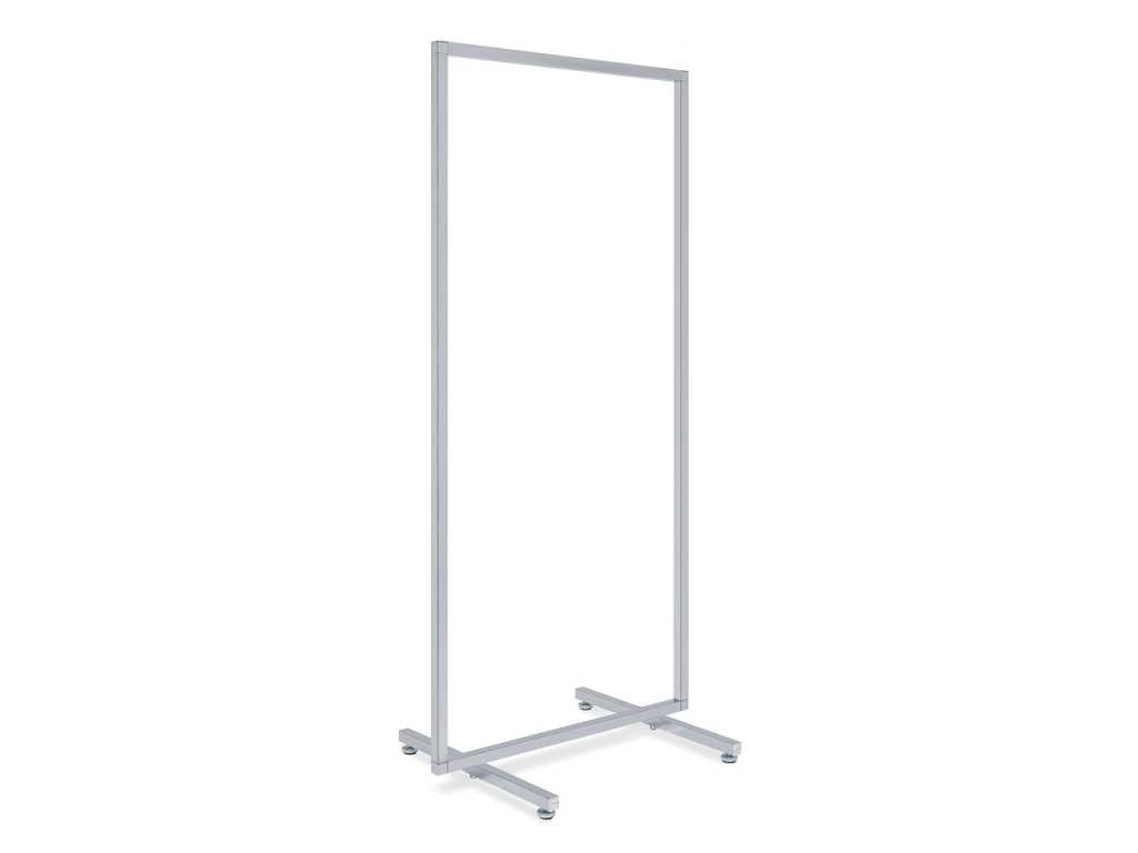 Abhängeständer aus Vierkantrohr transparent lackiert  Länge 71cm - 99cm 