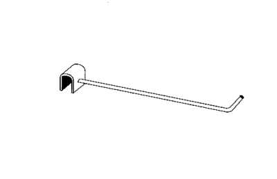 Abhängepin gerade Länge 25cm