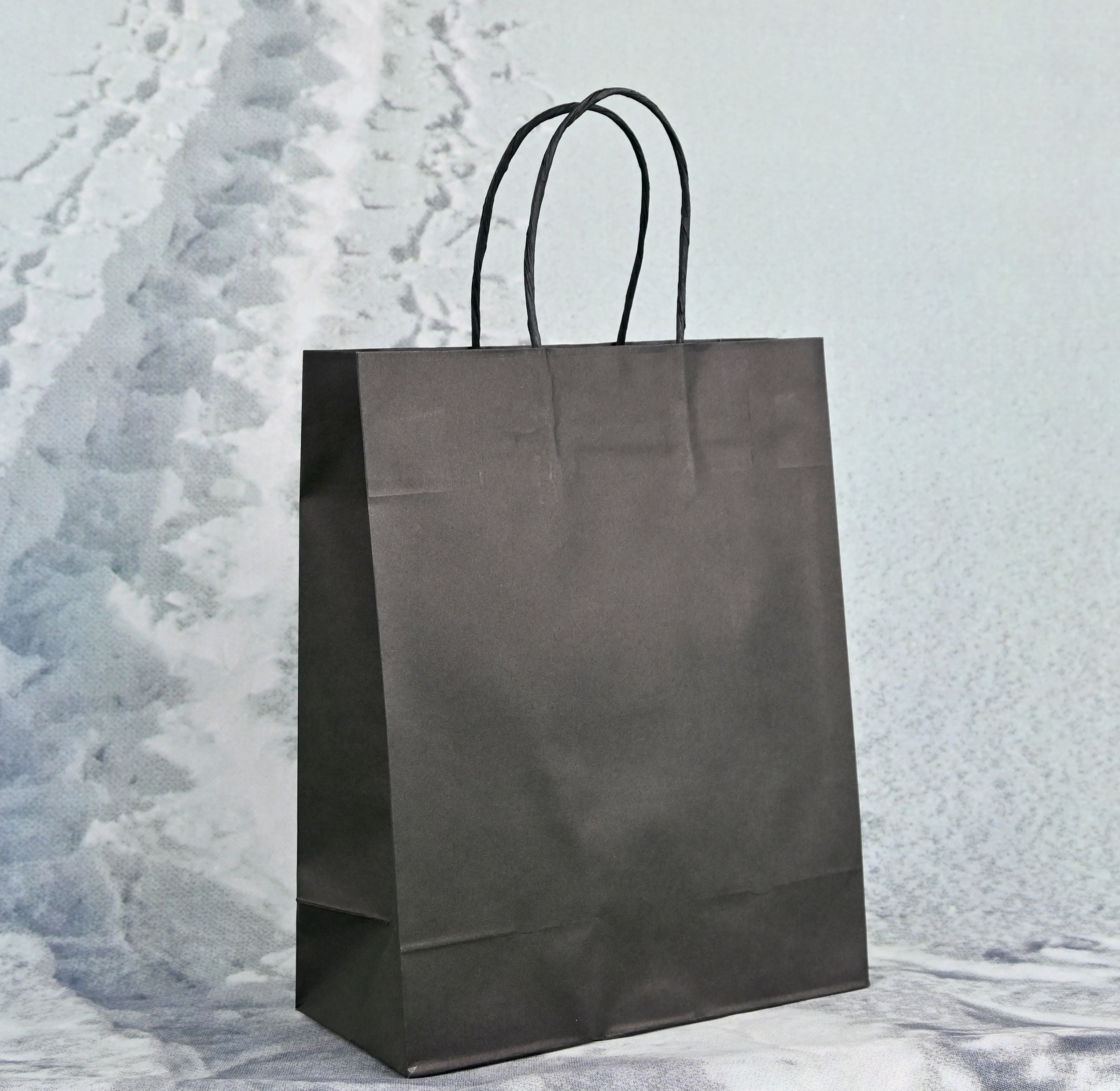 Papiertragetasche mit Umschlag und Kordel,  25 Stück Papiertragetasche mit Umschlag und Kordel,  25 Stück