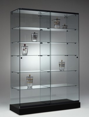 Ganzglasvitrine 1250x460x1820mm