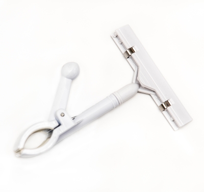 305-53000w Preisschildklemme, weiß