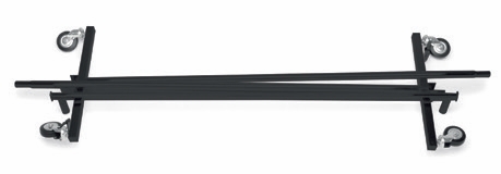 Klappbarer Rollständer verchromt – platzsparend und mobil